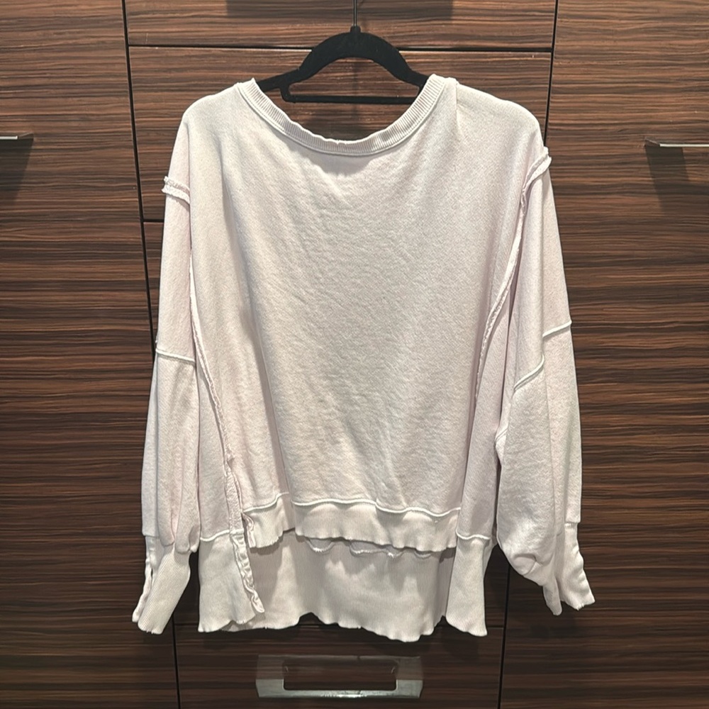 Free People “We The Free” XS oversized sweatshirt